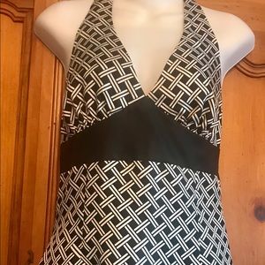 NWT WHITE HOUSE BLACK MARKET SILK HALTER TOP SZ XS